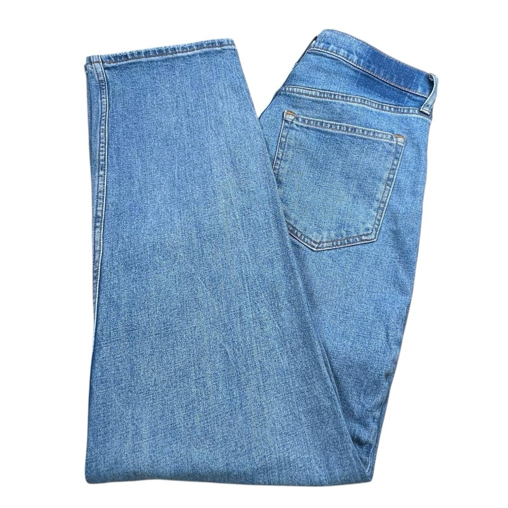 Abercrombie & Fitch Womens 8L Ankle Straight Ultra High Rise‎ Medium Wash Jeans